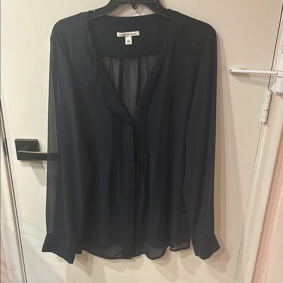 Banana Republic Tops - Banana Republic Black Sheer Blouse